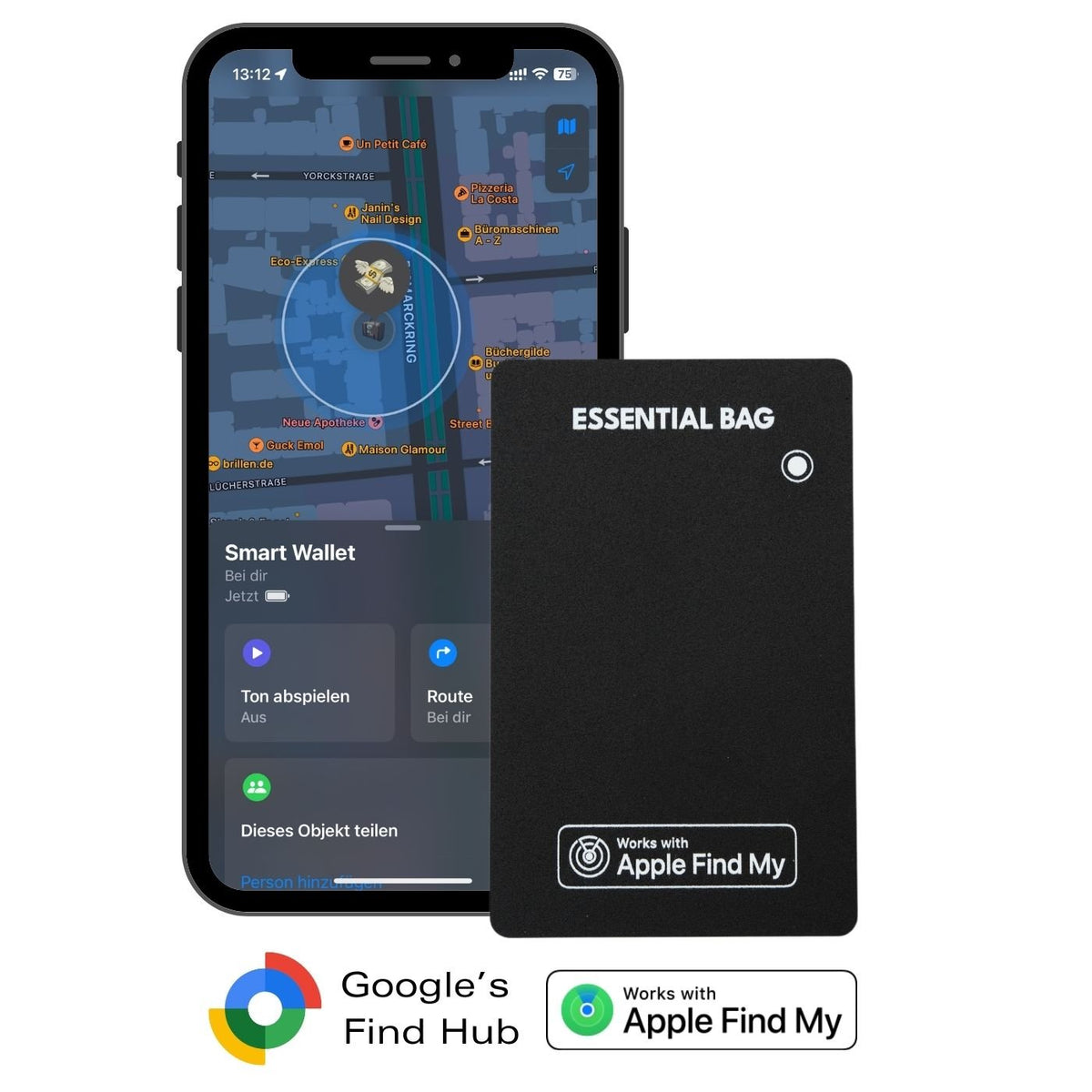 Tracker Karte 3.0 Apple & Android