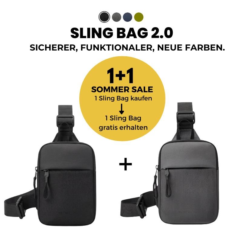 ウエストポーチ Essentials Waterproof Sling Bag Essential Sling Bag | Shoulder Bag | Small | Multiple Compartments