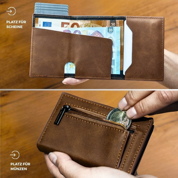 Smart Wallet 3.0 - Kaffee-Braun - Essentialbag #farbe_kaffee-braun